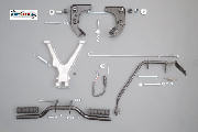 Motorlager Kippst�nder Fu�rastentr�ger und Fu�bremshebel S 51 Enduro