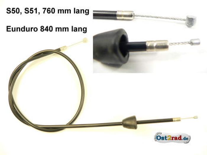 Bowdenzug, Gas SIMSON BVF schwarz