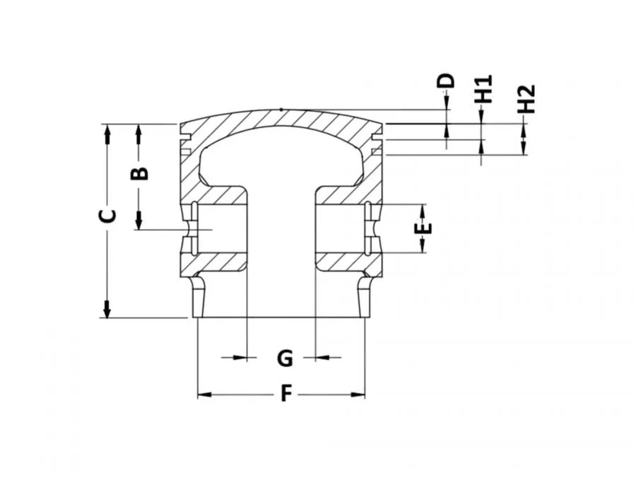 RZT Kolben 38,48mm Rev Up Simson S51 SR50 KR51/2 RZT Kolben 38,48mm Rev Up Simson S51 SR50 KR51/2