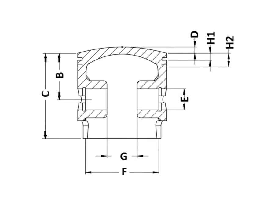 RZT Kolben 38,72mm Rev Up Simson S51 SR50 KR51/2 RZT Kolben 38,72mm Rev Up Simson S51 SR50 KR51/2