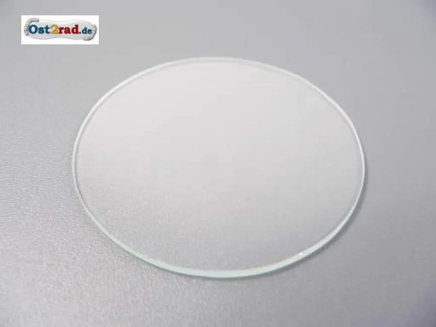 Tachoglas 60mm passend für MZ RT 125, IWL, flach Tachoglas 60mm passend für MZ RT 125, IWL, flach