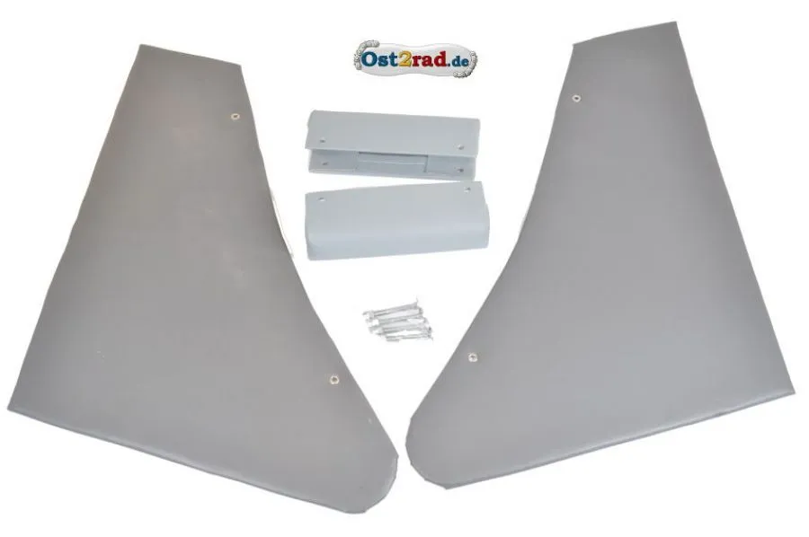 Seitenverkleidung Superelastik mit Armlehne grau, Satz Seitenverkleidung Superelastik mit Armlehne grau, Satz