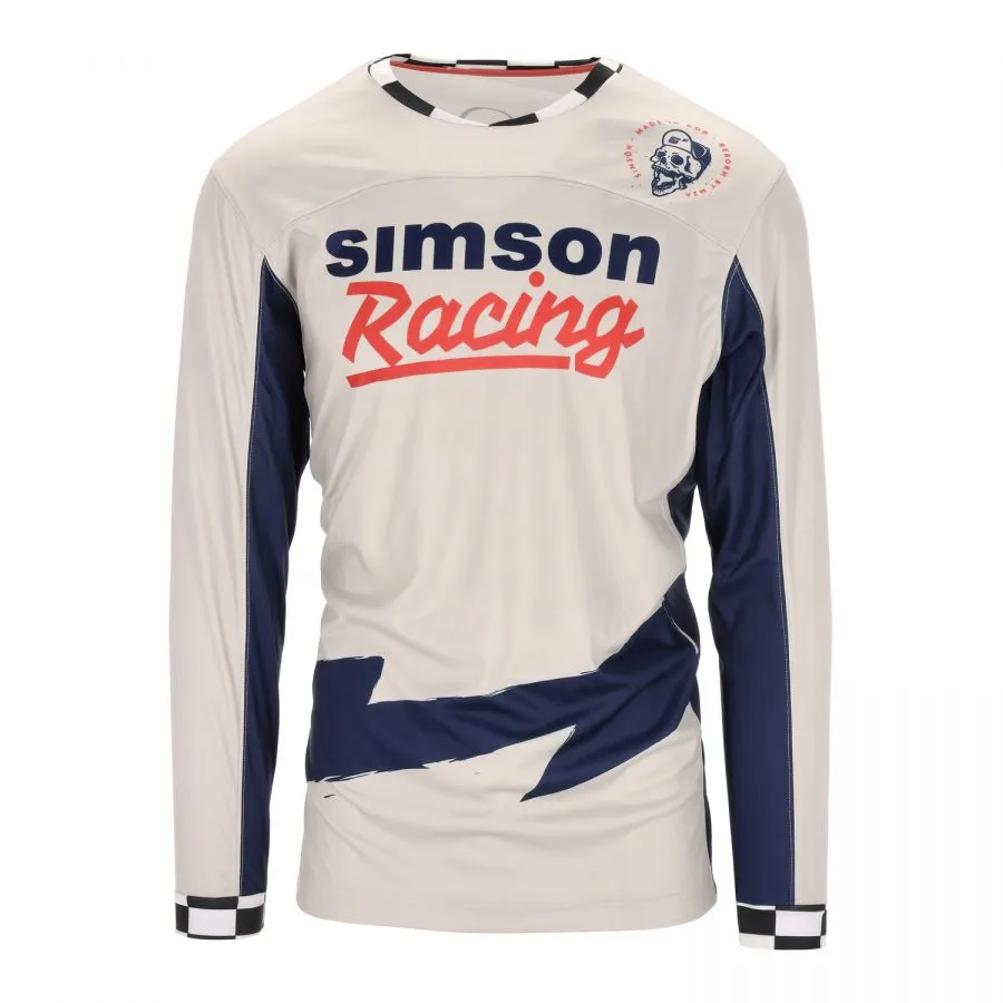 Crossshirt Motiv SIMSON Racing Farbe: weiß Crossshirt Motiv SIMSON Racing Farbe: weiß