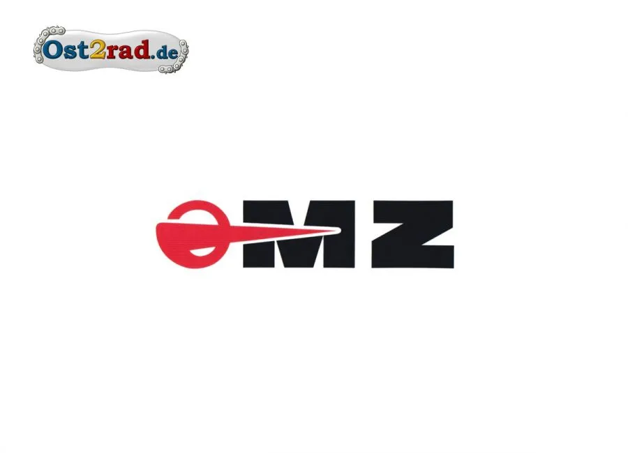 Aufkleber passend für MZ Logo WEISS- 55x16 Aufkleber passend für MZ Logo WEISS- 55x16