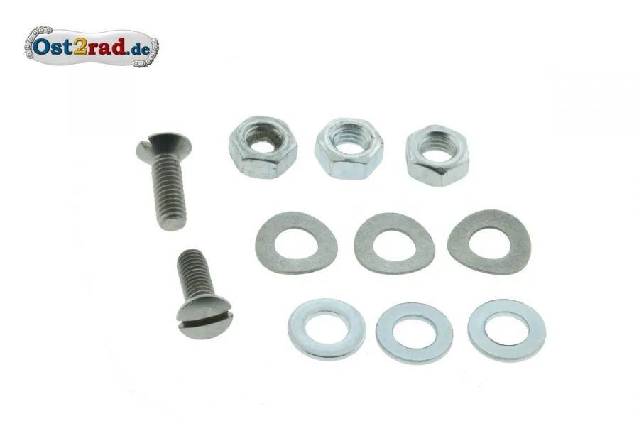 Befestigung Set Chrom Rücklicht MZ ES, ETS, TS Befestigung Set Chrom Rücklicht MZ ES, ETS, TS
