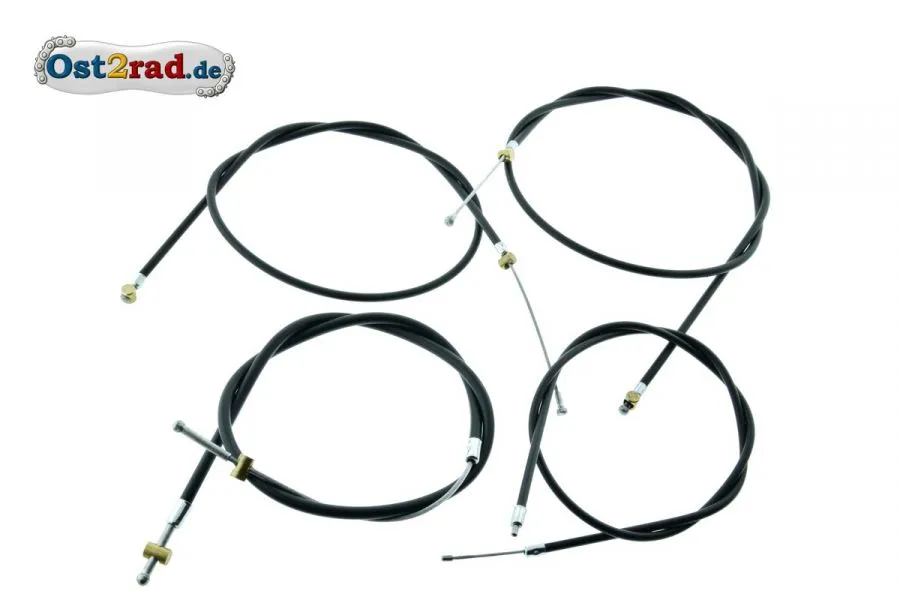 Bowdenzugsatz passend für MZ RT125 /2/3 Vollnabe - deutsche Produktion Bowdenzugsatz passend für MZ RT125 /2/3 Vollnabe - deutsche Produktion