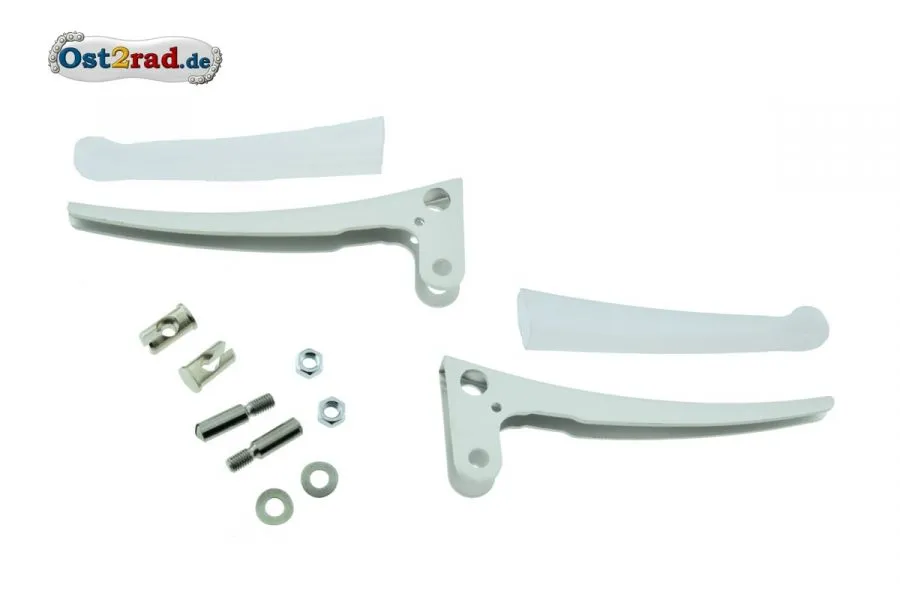 Set Brems- und Kupplungshebel Alu, Simson Schwalbe KR51/1, SR4/ inkl. Kleinteile Set Brems- und Kupplungshebel Alu, Simson Schwalbe KR51/1, SR4/ inkl. Kleinteile