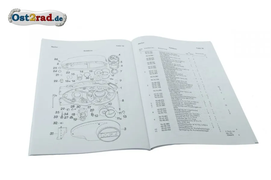 Ersatzteilkatalog MZ TS250 TS250/1 Ersatzteilkatalog MZ TS250 TS250/1