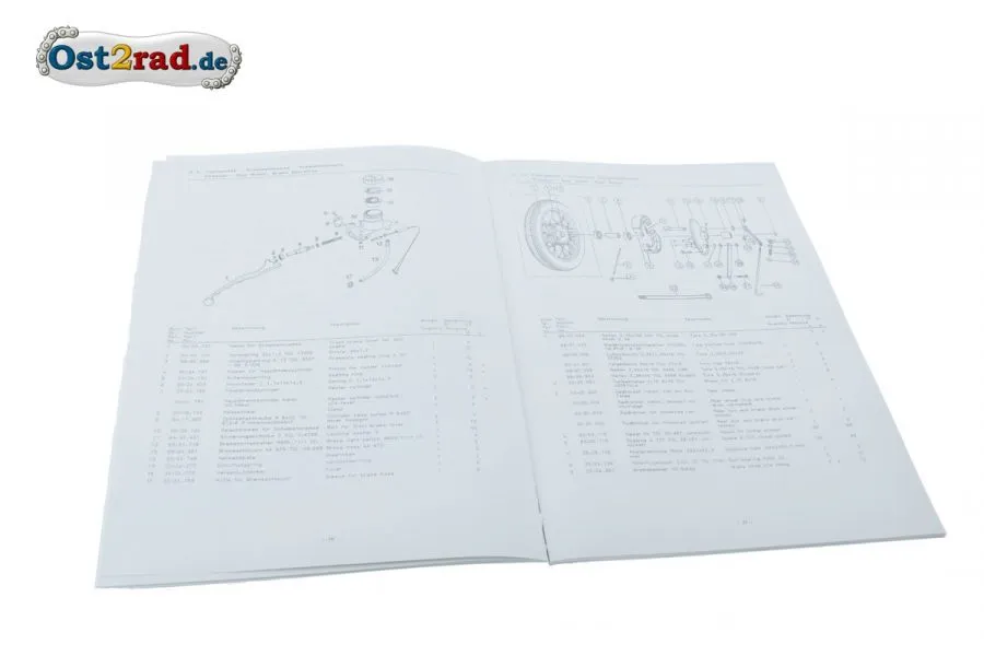 Ersatzteilkatalog MZ ETZ251 ETZ301 Auflage 1990 Ersatzteilkatalog MZ ETZ251 ETZ301 Auflage 1990