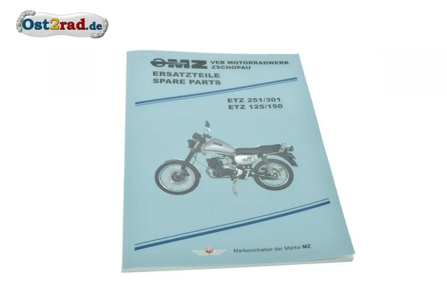 Ersatzteilkatalog MZ ETZ 125 150 251 301 Ersatzteilkatalog MZ ETZ 125 150 251 301