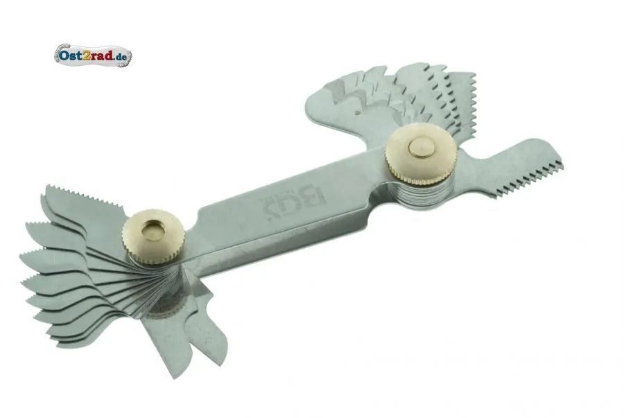 Gewindeschablonen 24 Blatt 0,25 - 6,0 mm Gewindeschablonen 24 Blatt 0,25 - 6,0 mm