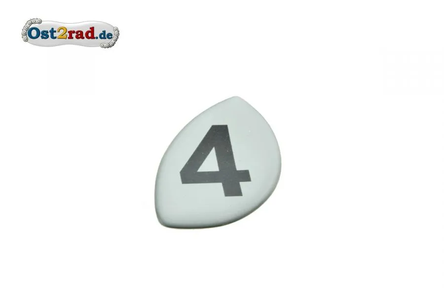 Klebefolie Ziffer -4- S51 KR51/2 S53 SR50 Klebefolie Ziffer -4- S51 KR51/2 S53 SR50
