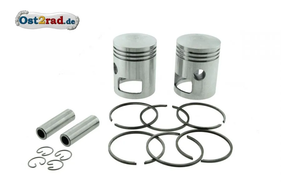 Kolben Satz 58,50mm Jawa 350ccm Typ 354, 360 Kolben Satz 58,50mm Jawa 350ccm Typ 354, 360