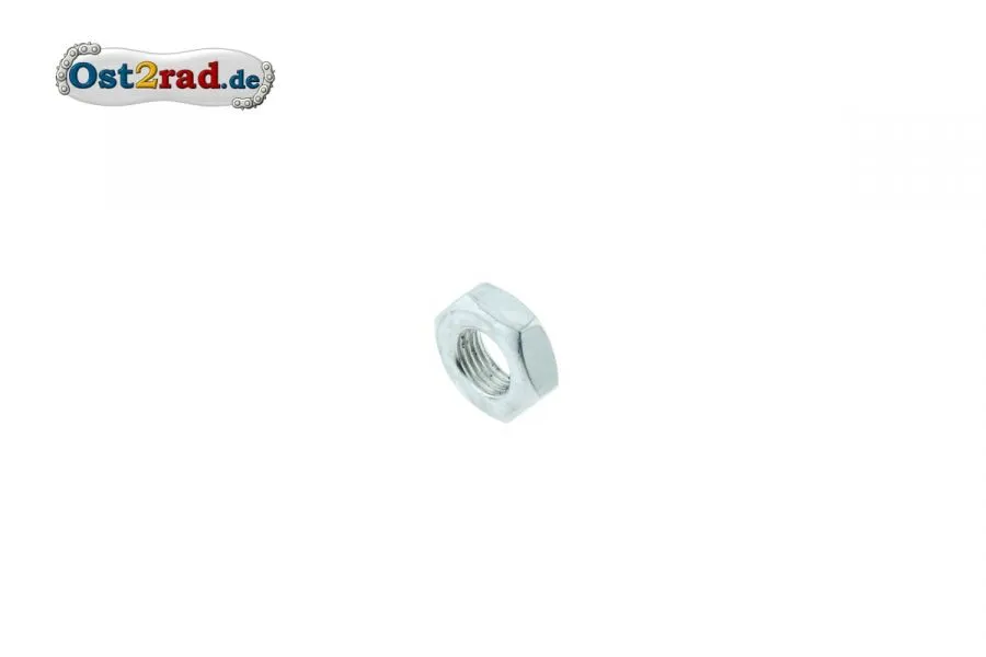 Mutter M10x1 flach Achse SR2 Mutter M10x1 flach Achse SR2
