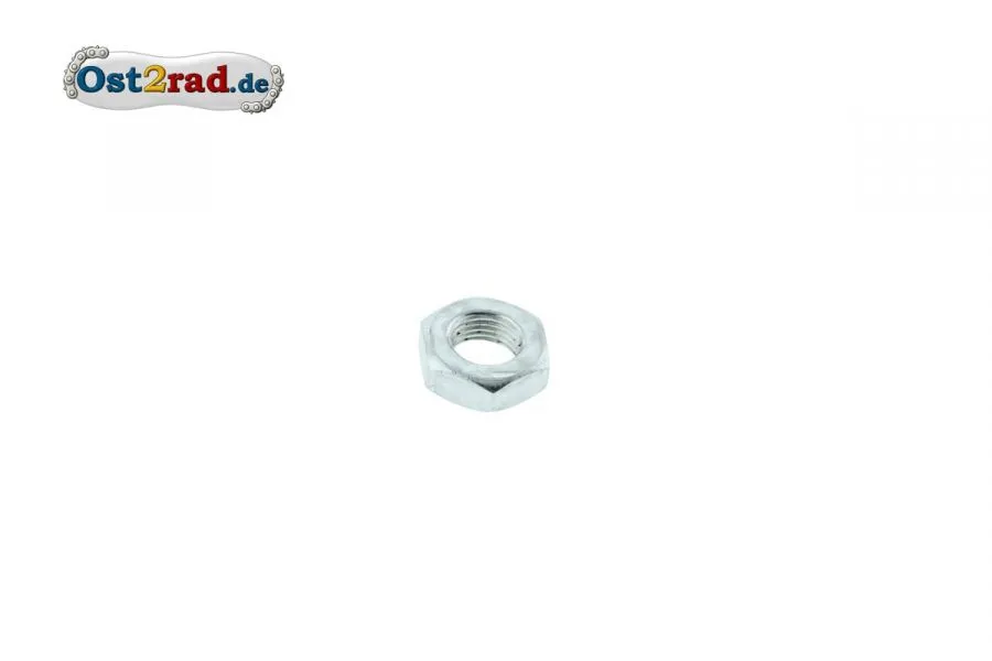 Mutter M10x1 flach Achse SR2 Mutter M10x1 flach Achse SR2