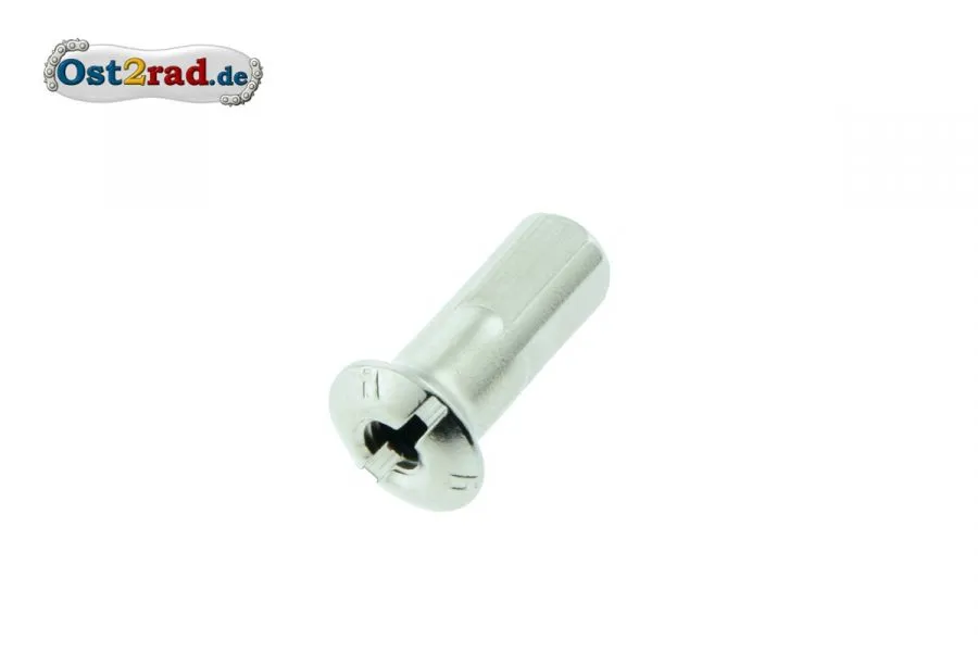 Nippel für Speiche M4 18mm vernickelt JAWA Nippel für Speiche M4 18mm vernickelt JAWA