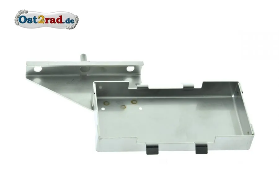 Reparaturblech Batteriebefestigung für MZ ES 250/2 ETS250, Edelstahl Reparaturblech Batteriebefestigung für MZ ES 250/2 ETS250, Edelstahl
