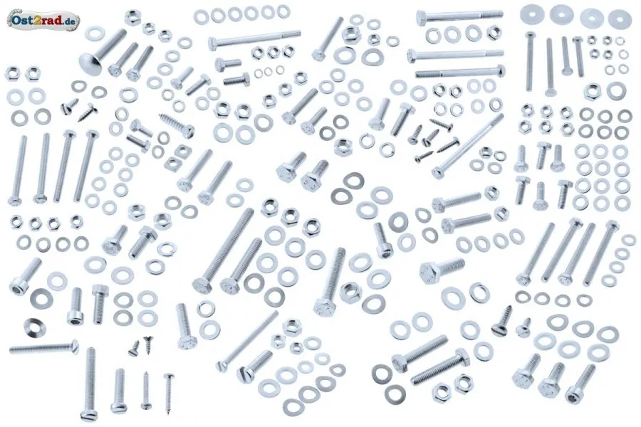 Schraubensatz komplett für Simson S51 S70, DIN-Norm Schraubensatz komplett für Simson S51 S70, DIN-Norm