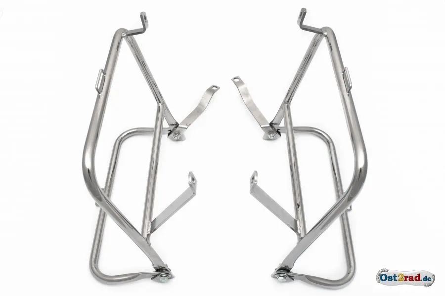 Seitengepäckträger Satz für MZ, ES ETS TS 125 150 chrom, EU-Produktion Seitengepäckträger Satz für MZ, ES ETS TS 125 150 chrom, EU-Produktion