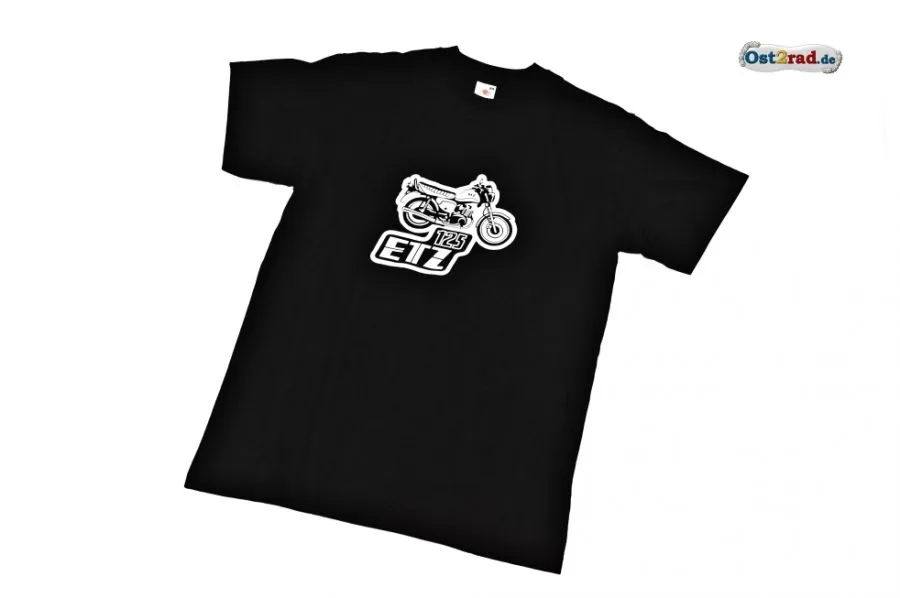 T-Shirt passend für MZ ETZ 125 schwarz T-Shirt passend für MZ ETZ 125 schwarz