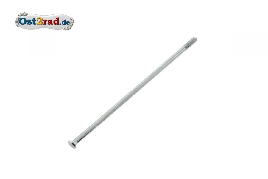 Speiche 4 mm passend für MZ gerade verchromt Speiche 4 mm passend für MZ gerade verchromt