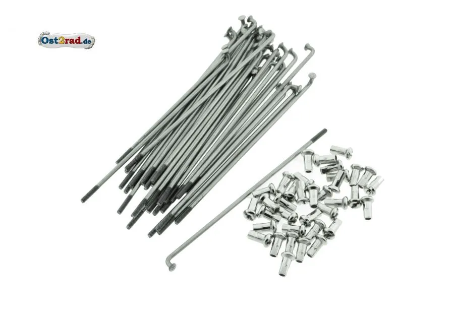 Speichensatz M3,5-140mm Edelstahl für 1,85"" breite 16 Zoll-Felge Simson Speichensatz M3,5-140mm Edelstahl für 1,85"" breite 16 Zoll-Felge Simson