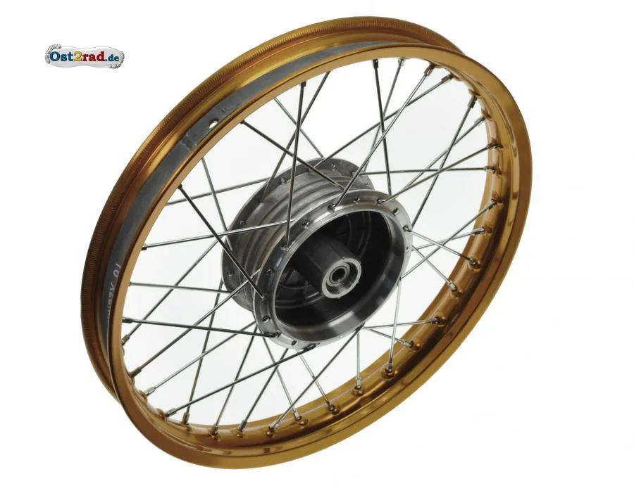 Speichenrad 1,50x16 Zoll Felge GOLD Speichen CHROM KR S50 S51 SR4- S53 Speichenrad 1,50x16 Zoll Felge GOLD Speichen CHROM KR S50 S51 SR4- S53