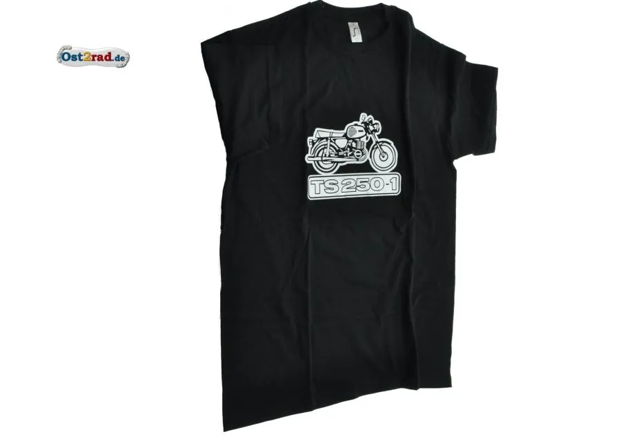 T-Shirt passend für MZ TS 250-1 schwarz T-Shirt passend für MZ TS 250-1 schwarz