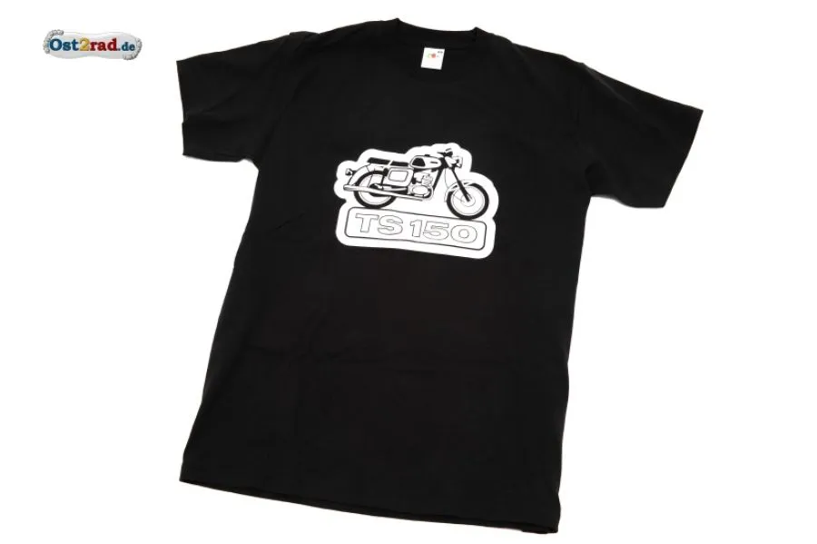 T-Shirt passend für MZ TS 150 schwarz T-Shirt passend für MZ TS 150 schwarz