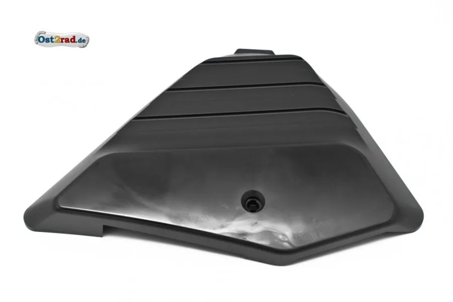 Seitendeckel links SIMSON S53 S83 schwarz, mit Schlossgehäuse Seitendeckel links SIMSON S53 S83 schwarz, mit Schlossgehäuse