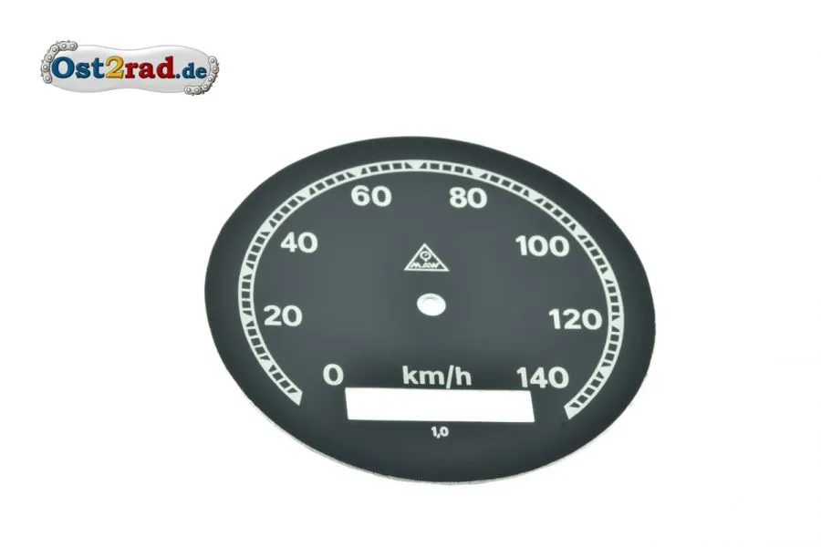 Ziffernblatt Tacho Aluminium AWO BK350 BMW EMW - 140km/h Ziffernblatt Tacho Aluminium AWO BK350 BMW EMW - 140km/h