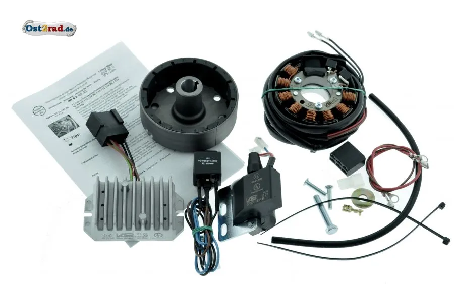 Elektronische Zündung Vape für MZ ES ETS TS 125 150 Umbausatz 12V Elektronische Zündung Vape für MZ ES ETS TS 125 150 Umbausatz 12V