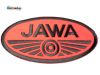 Aufn�her Jawa Logo oval gro� rot/schwarz