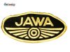 Aufn�her Jawa Logo oval gro� schwarz/gold