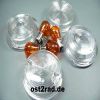Blinkerkappe wei� mit orangen Birnen, Satz