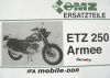 Ersatzteilliste ETZ 250 Armee, ETZ250/A