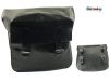 Oldtimer Motorradtasche aus Leder schwarz