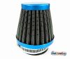 Sportluftfilter groß, 52mm für MZ250, Farbe hellblau