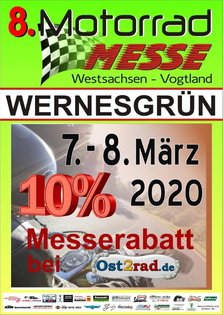 Flyer 2.Motorrad-Messe Westsachsen-Vogtland