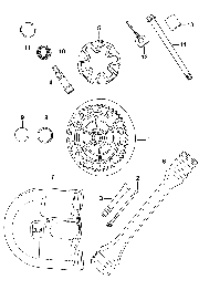 Tafel 7 Hinterrad- und Tachometerantrieb