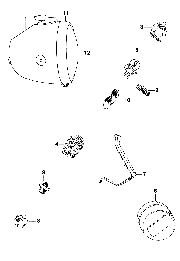 Tafel 15 Scheinwerfer, Brems-Schluß-Kennzeichenleuchte