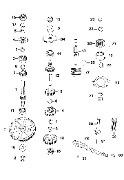 Tafel 21, 21a Zahnräder, Wellen