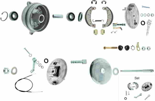 Trommelbremse Radnabe - SR50 SR80