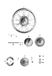 Tafel 11 Vorderrad, Radkörper, Bremse, Bremsbetätigung