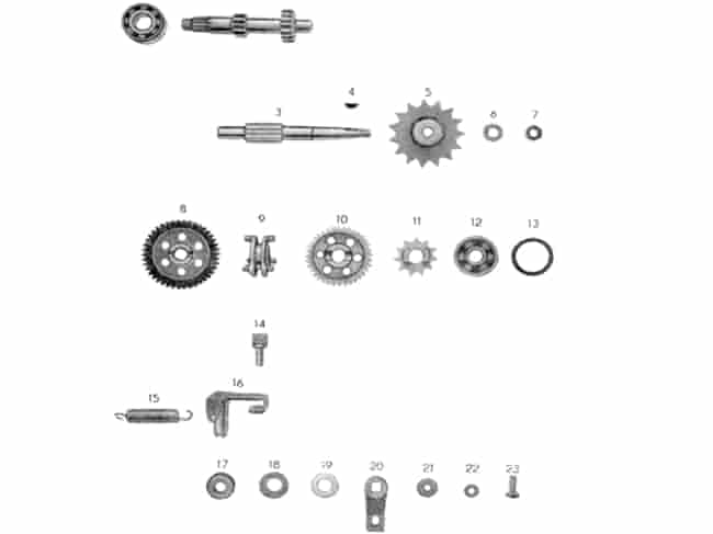 Motor Getriebe Schaltung - SR2