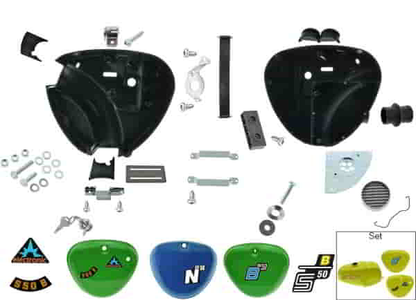 Gehäusemittelteil Herzkasten - S50