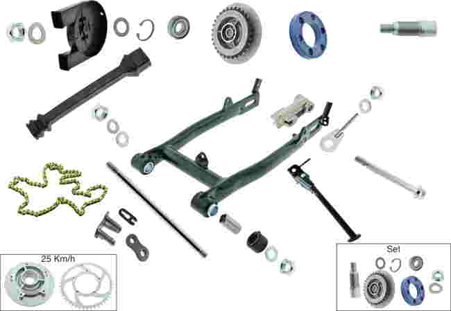 Hinterradantrieb - SR50 SR80