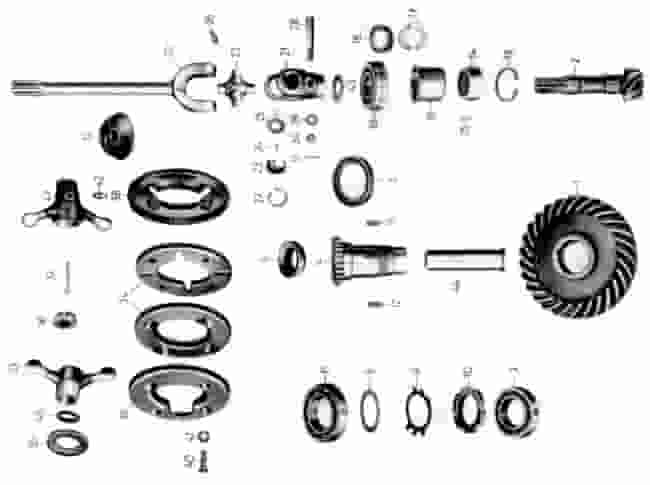 Kreuzgelenk, Tellerrad, Ritzel, Gummigelenk, Gelenkwelle