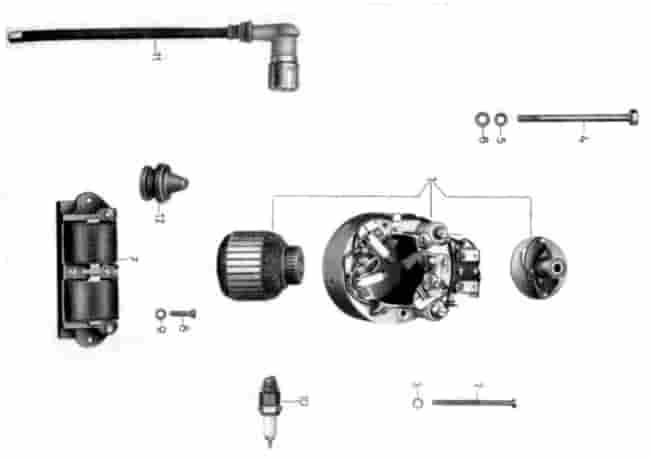 Lichtmaschine Zündung 6V Unterbrecher BK350
