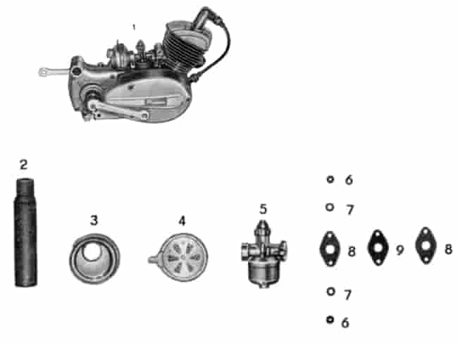 Motor Vergaser Luftfilter SR2